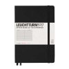 Black Medium Ruled Notebook