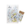 Temple Island Map of Scotland tea towel