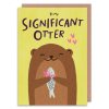 Significant Otter Greeting Card