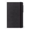 Black Medium Lined Notebook