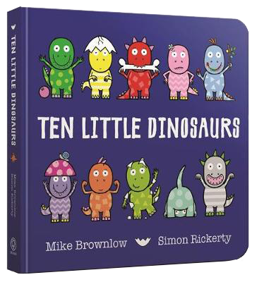 Ten Little Dinosaurs Board Book
