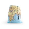 World map laundry bag