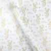 The Art File Gold And White Geo Stags 3M Roll Wrap